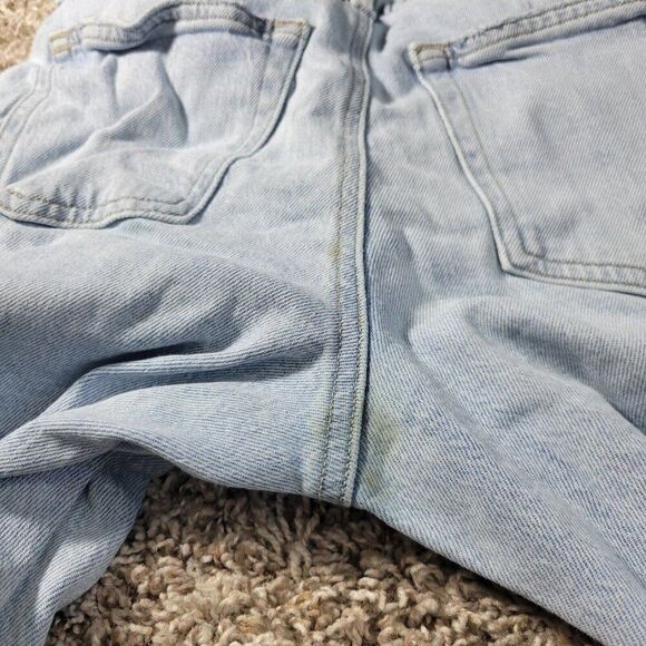 Edgely by Maurices Jeans Womens 6 Straight Cargo Light Wash Denim Stain Flaw* - Picture 6 of 7